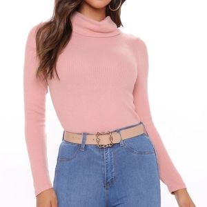 NWT Turtle Neck Top - Mauve